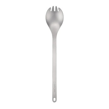Tytanowy długi SPORK long turystyczny Snow Peak łyżkowidelec japoński
