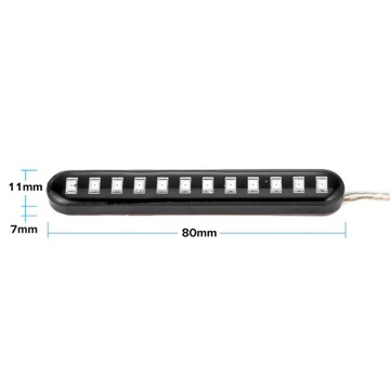 KIERUNKOWSKAZY DYNAMICZNE PŁYNĄCY LED 12V