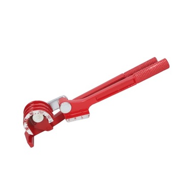 Miniaturowa giętarka do rur ze stopu aluminium, czerwona, 3 w 1, 6 mm, 8 mm, 10 mm, ręczna, do gięcia rur