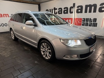 Skoda Superb II Sedan 2.0 TDI CR DPF 140KM 2013 Skoda Superb duze rodzinne kombi w 4x4 z automatyczna skrzynia dsg w bogat, zdjęcie 3