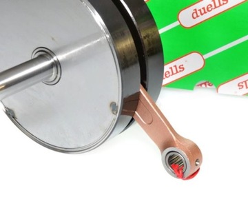 Коленвал с орг подшипником. шаблон WSK 125 ДУЭЛЛИ