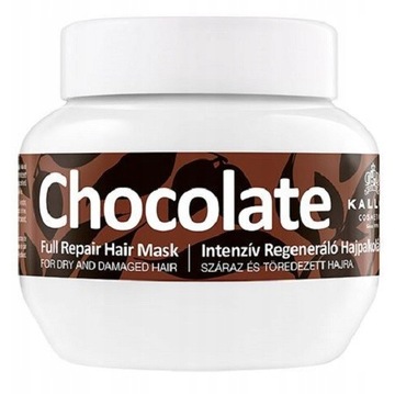 KALLOS CHOCOLATE MASKA REGENERUJĄCA DO WŁOSÓW ZNISZCZONYCH CZEKOLADA 275ML