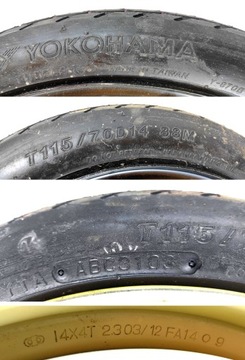 TOYOTA YARIS VERSO KOLO DOJEZDOVÉ 14 PALCŮ