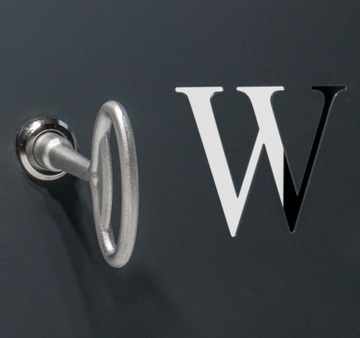 Ящик Шкаф WATER Водяной клапан 25х25х15 антрацит