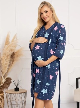 ХЛОПКОВЫЙ ХАЛАТ ЖЕНСКИЙ ХАЛАТ ДЛЯ БОЛЬНИЦЫ L