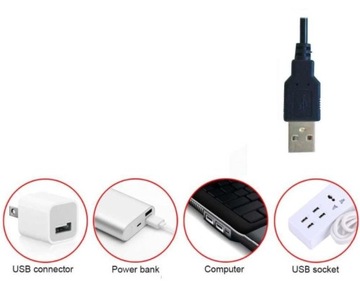USB 5V COB СВЕТОДИОДНАЯ ЛЕНТА Сплошная линия света
