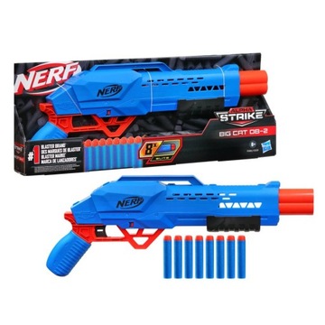 NERF ALPHA STRIKE BIG CAT WYRZUTNIA SHOTGUN Strzelba Piankowe Naboje HASBRO