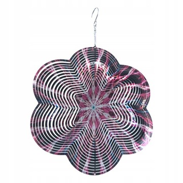 Wind Spinner 3D ze nierdzewnej Wind Catcher