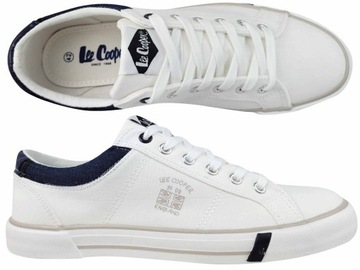 LEE COOPER SNEAKERS LCW 24 02 2145 BUTY MĘSKIE TRAMPKI TENISÓWKI BIAŁE