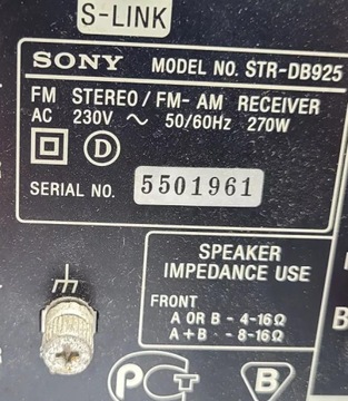 УСИЛИТЕЛЬ SONY STR-DB925