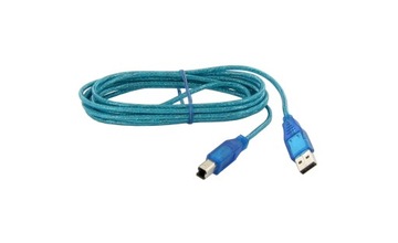 Kabel drukarkowy USB 2.0 A/B Niebieski 1,8m. HAMA