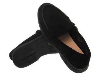 МОКАСИНЫ ЗАМШЕВЫЕ ЖЕНСКИЕ 2787 Черные, размер 41