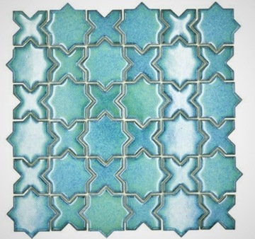 Mozaika ceramiczna Loadstar turkus - szmaragd