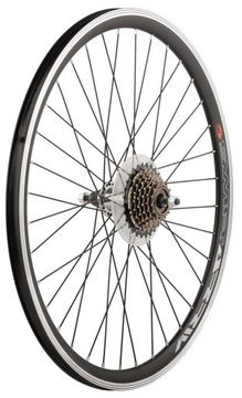 Koło 26'' Stars TYŁ + SHIMANO 7RZ z łańcuchem