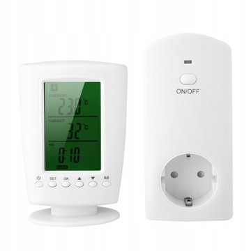 BEZPRZEWODOWY REGULATOR TERMOSTAT POKOJOWY