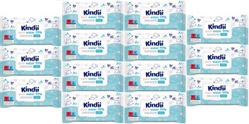 KINDII CHUSTECZKI WODNE PURE WATER 99% 14x60 14PAK