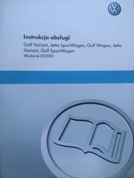 VW Golf 6 Variant 2009-2013 VI Jetta instrukcja obsługi oryginał kolorowa