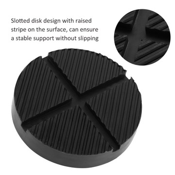 Универсальный адаптер для напольного домкрата, гнездо с прорезью, амортизация из ди-резины