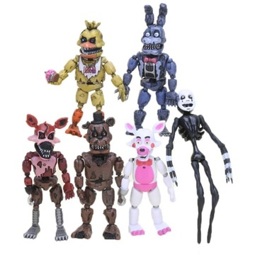 НАБОР ИЗ 6 ФИГУР FNAF FIVE NIGHTS AT FREDDY'S ФИГУРКИ