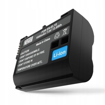 АККУМУЛЯТОР NEWELL АККУМУЛЯТОР ДЛЯ NIKON EN-EL15 V1 Z7 II Z6 Z5 D810 D810A