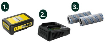 АККУМУЛЯТОРНАЯ СКРУББЕРА KARCHER COMPACT BR 30/1 C Bp Pack 18/25