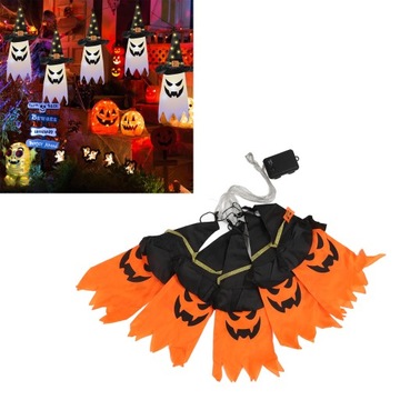 Шляпа ведьмы, гирлянда, легкая