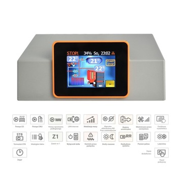 KOCIOŁ PIEC TECHNIX-PEL PLESZEW Z PODAJNIKIEM NA PELLET 10KW 5 KLASA PRAWY