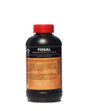 FOSAL УДАЛЕНИЕ Ржавчины ДЛЯ СТАЛИ И ЧУГУНА 1Л + 5%
