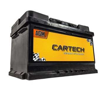Akumulator Cartech AGM START & STOP 70Ah 760A