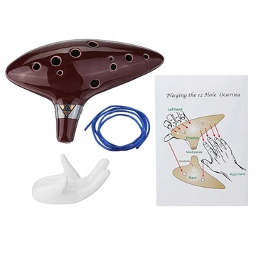 Керамическая флейта-флейта Alto C Zelda Ocarina с 12 отверстиями