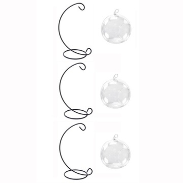Metalowy wiszący wazon Pot & Stand Holder Decor 3