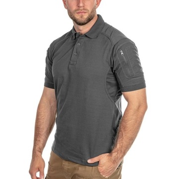 Koszulka polo Texar Elite Pro Grey K-R XXL