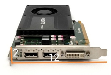 Видеокарта Nvidia Quadro K2000, 2 ГБ, GDDR5