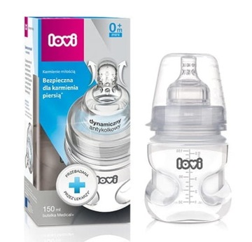LOVI Butelka Medical+ 150 ml smoczek SUPERvent 0+