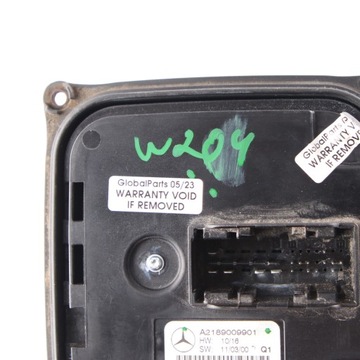 MERCEDES W204 MĚNIČ MODUL ŘÍZENÍ LED A2189009901
