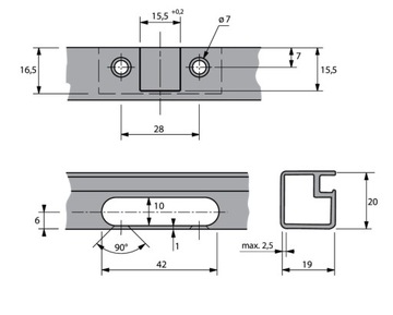 Петля SenSys 8638i, накладная, Silent System, 95° для алюминиевых рам HETTICH