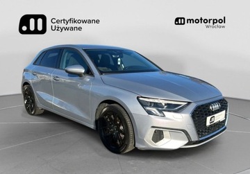 Audi A3 8Y Sportback 1.5 35 TFSI 150KM 2022 Audi A3 Sportback Advanced, ACC, Podgrzewane fotele, Swiatla na zla pogode, zdjęcie 11