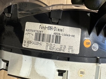 FORD RANGER V 2012-2019 BUDÍKY PŘÍSTROJOVÁ DESKA 3.2 TDCI MANUÁLNÍ AB39-10849-HK