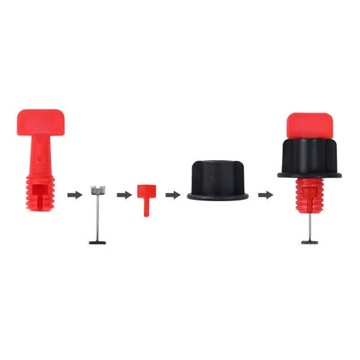 СМЕННЫЕ ШТИФТЫ СИСТЕМА ВЫРАВНИВАНИЯ ПЛИТКИ 100 шт.