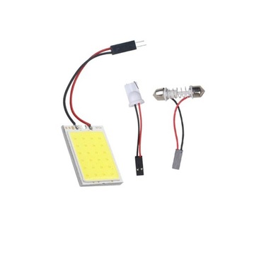 W5W C5W T10 LED PANEL MODUŁ COB 24 MOCNA BIAŁA