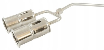 ГАЗОВАЯ ГОРЕЛКА ДЛЯ ПАЙКИ КРОВЕЛЬНОЙ БУМАГИ 2 СОПЛА ДЛИННОЙ 100см VERKE