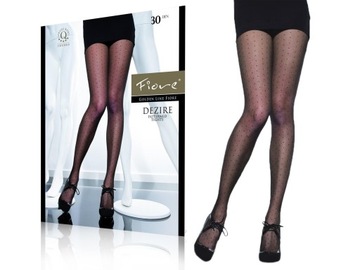 FIORE DEZIRE Колготки 30 DEN 3-M/черный