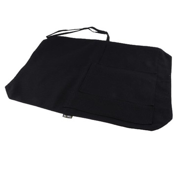 Портативный черный холщовый кошелек унисекс для шеф-повара