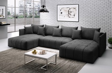 ASPEN U NAROŻNIK SOFA ROGÓWKA DUŻY FUNKCJA SPANIA