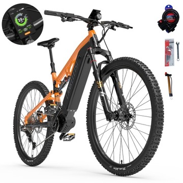 Rower elektryczny MTB Górski LANKELEISI GT800 48V 20AH Samsung 150KM 40KM/H
