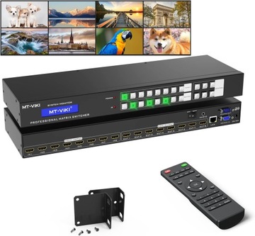 MT-VIKI HDMI Matrix Switch 8 in 8 Out obsługuje Web Control L578