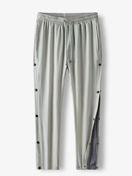 Quick Dry Sweatpants Men Sportswear Side Button Br
