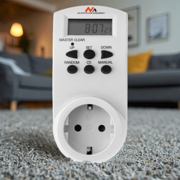 Электронный цифровой таймер для розеток с таймером включения-выключения