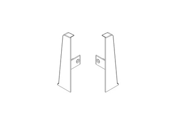 ПРАВЫЙ КОНЕЦ ДЛЯ КАМЕННОГО КОВРИКА CEZAR 253 НАПОЛЬНАЯ ПОЛОСКА