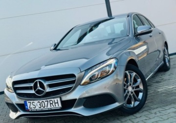 Mercedes Klasa C W205 Limuzyna 200 BlueTEC 136KM 2016 Mercedes-Benz Klasa C Avangarde Multi Led Navi Klimatronik Zarejestrowany, zdjęcie 11